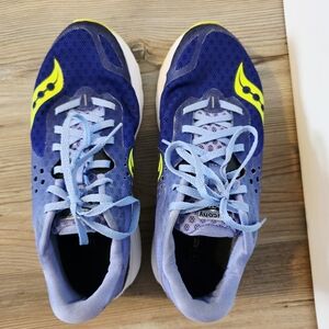 SAUCONY Kinvara 8 Running Shoes Sneakers - Navy / Purple - Women 8.5